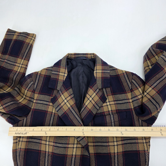 Equestrian Oxxford Clothes Women’s Tweed Blazer Fitted Heritage Tailored - Picture 15 of 16